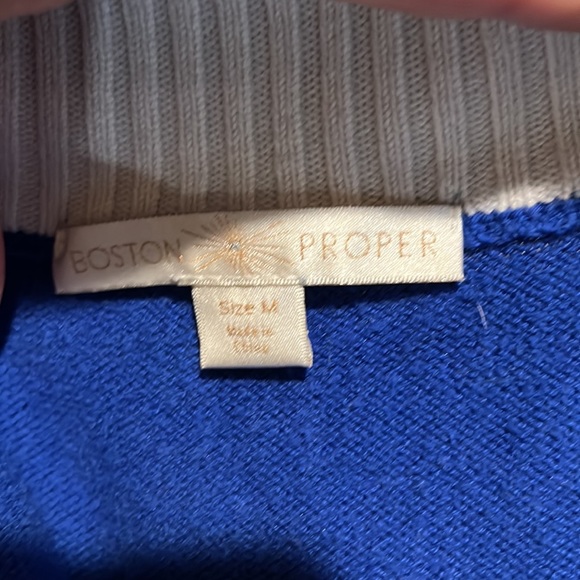 Boston Proper Full Zip Cardigan - Picture 6 of 8